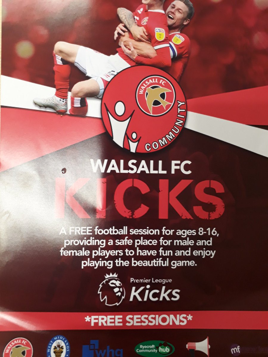 WalsallCICC's tweet photo. Hey guys look it's FREE please share and promote, half term is approaching let's get young people involved in a game of footie. #proudtobewalsall @jivan_sembi @YouthOfWalsall @sallyrowe51 https://t.co/gmDXjo7MbK
