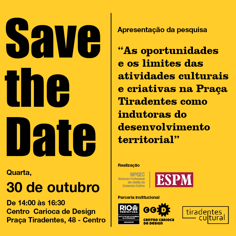 carioca_design's tweet photo. 30/10 - Apresentação Pesquisa Praça Tiradentes - https://t.co/HdmS2CJqoe https://t.co/fYNCqAo5uw