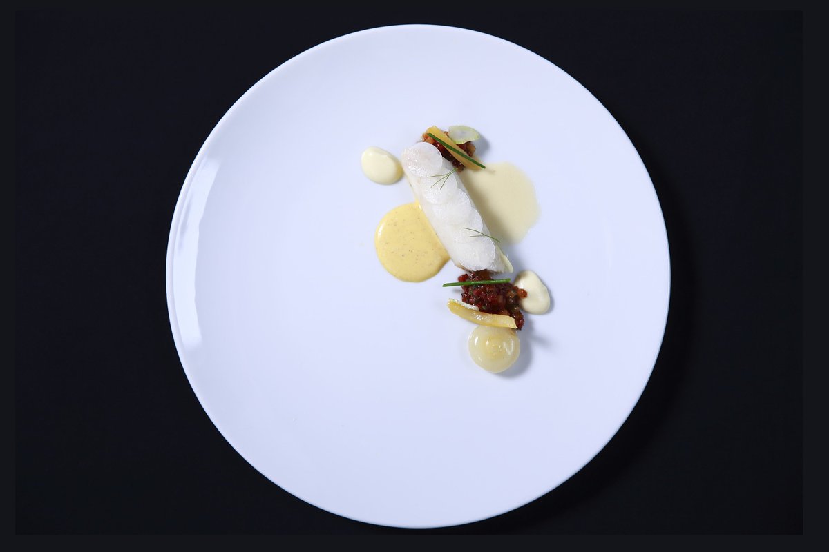 HawkScholarship's tweet photo. Just some of the stunning dishes that our 2019 finalists created from the Black Box of mystery ingredients - sea bream, duck sausage from @fraservalleysp, daikon radish, sugar pumpkin, cipollini onion, passionfruit, and 70% chocolate from @CacaoBarry_ca. #HYCS2019 https://t.co/vCc0gJQLjP