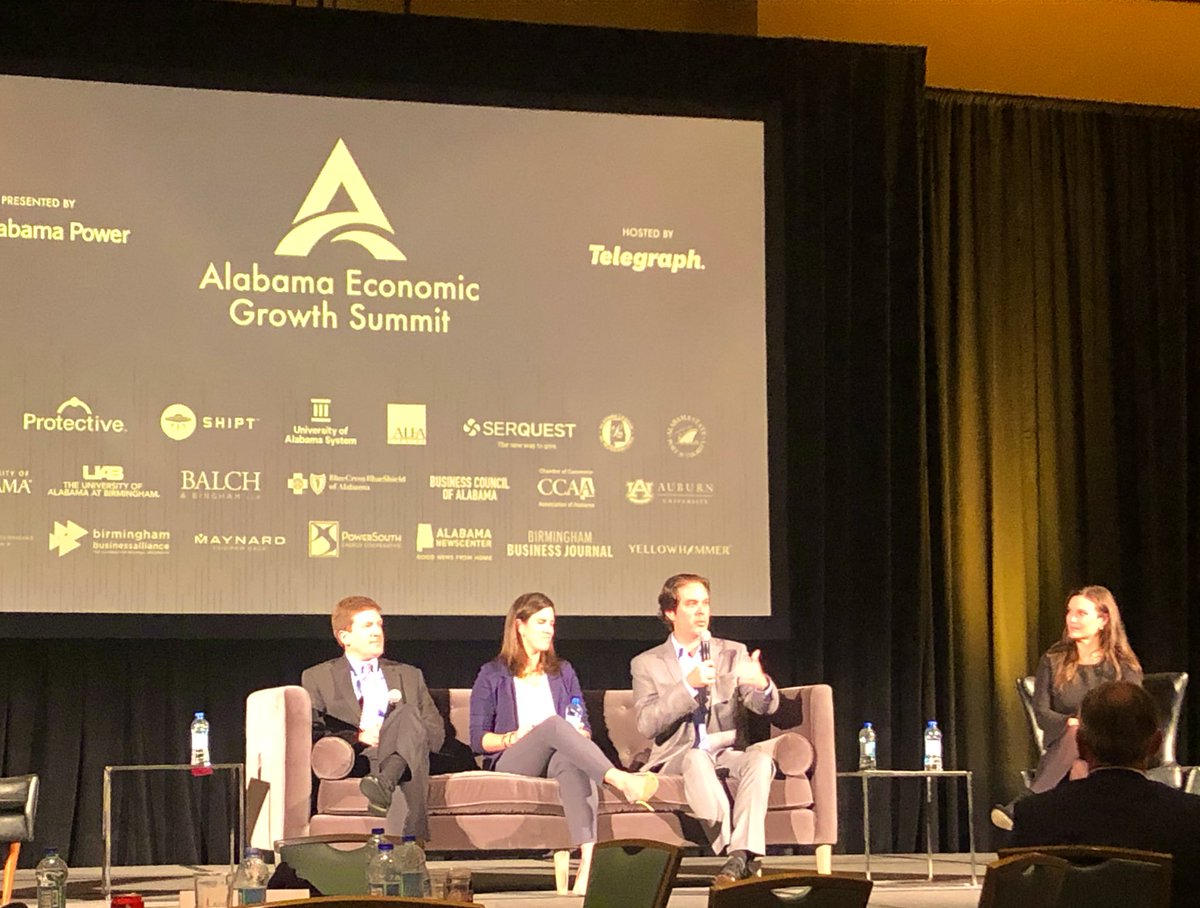 Perituspr's tweet photo. Fantastic panel discussion on capitalizing on tech and innovation growth in Alabama @algrowthsummit @BritneySumm @al_capital_net https://t.co/UAXh9zPKM6