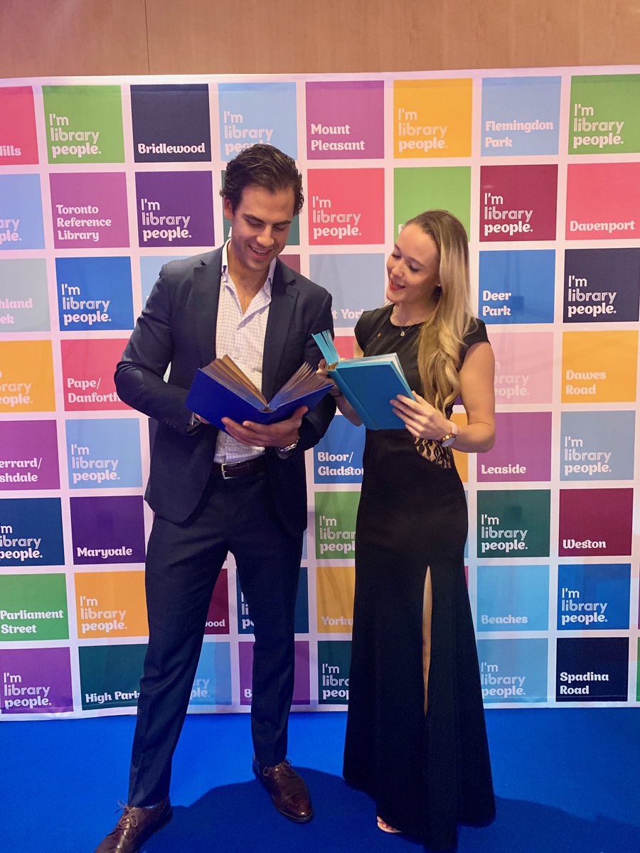 SarahWells400mh's tweet photo. This is before I realized I was holding my book upside down! Thank you to Hush Hush for the amazing #partyinthestacks , and more importantly for raising over $145,000, in order to make groundbreaking programs and technologies available across all of the Toronto’s Libraries! https://t.co/sRx3kpAgrf