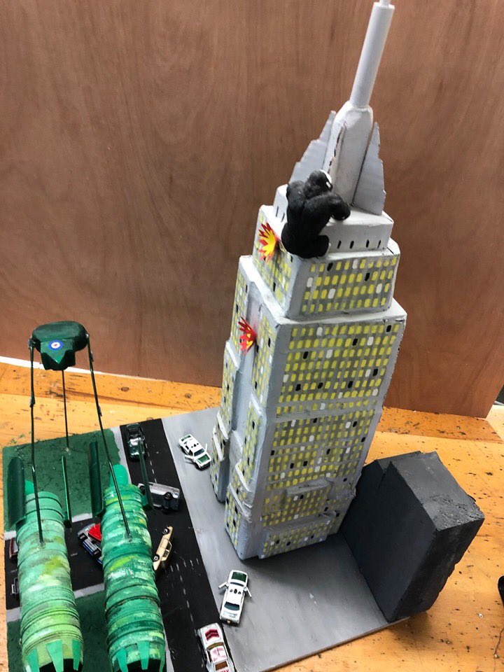 hornseaschool's tweet image. Our Y12 students have done a terrific job in creating scale models of pod racers from Star Wars! Mr Patterson is very pleased with their efforts 👍