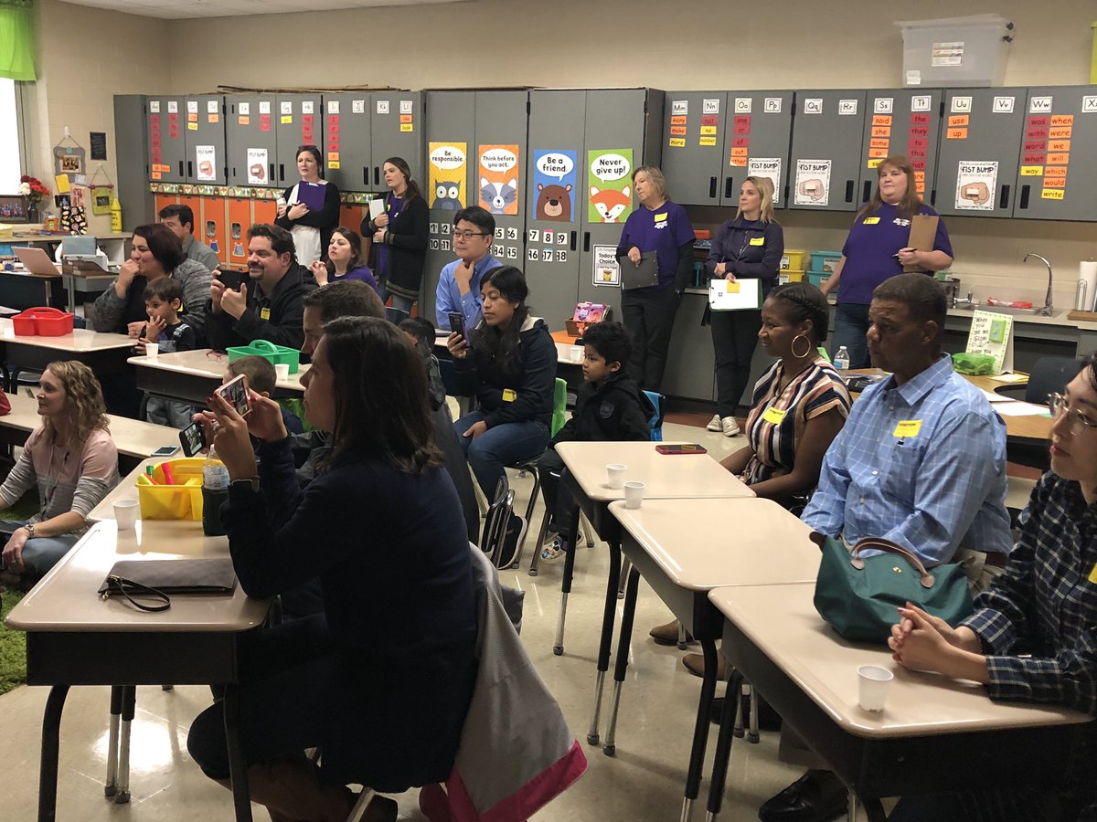 MsB_MCES's tweet photo. Mrs. Pride's 1st grade class did a great job on their 3 Little Pigs Readers' Theater performance. So happy to see parents here to watch too! #mcslearn @MCESMavericks https://t.co/E3HN31gxF1