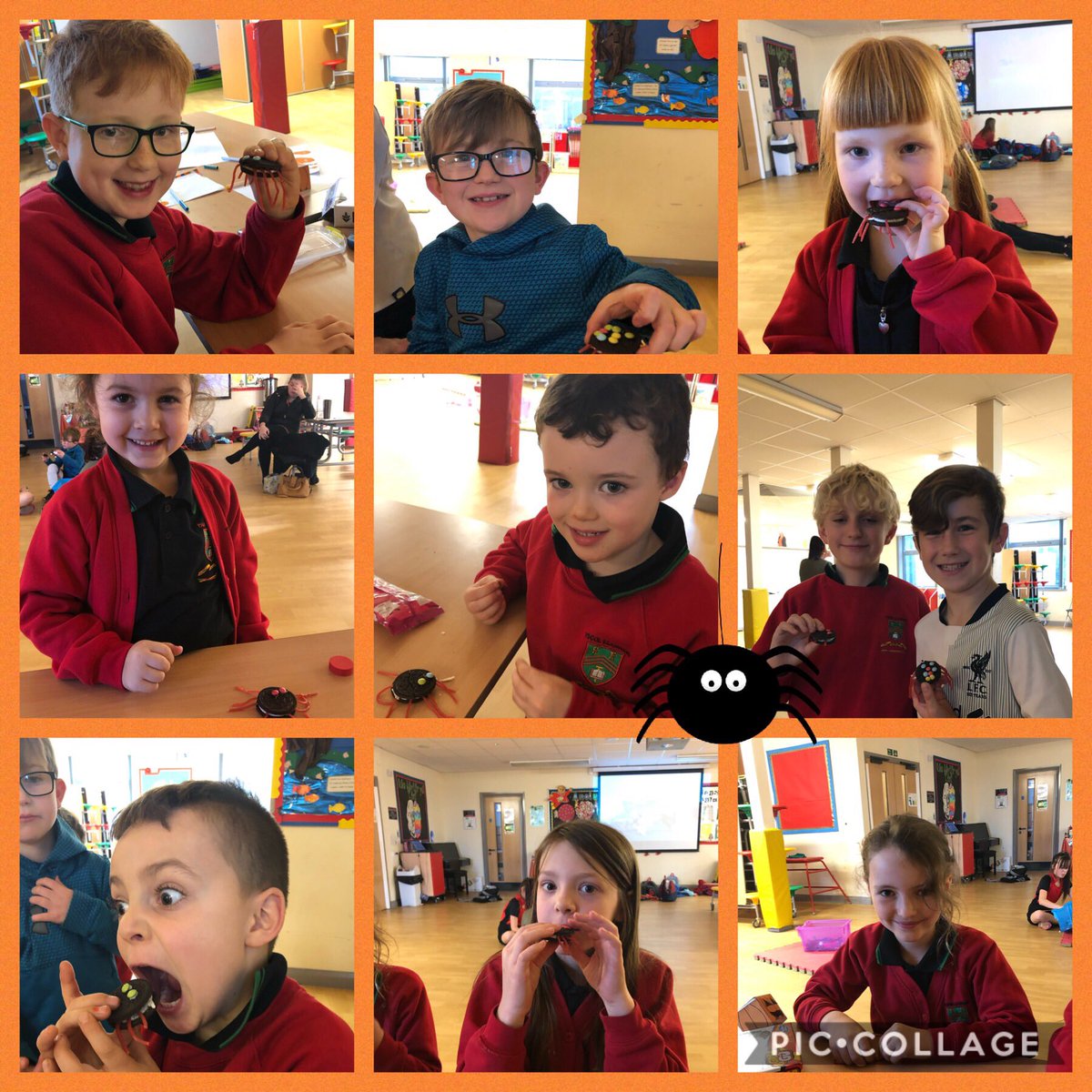 carcollanhari's tweet photo. Mwynhau gweithgareddau a bwyd Calan Gaeaf! Enjoying Halloween activities and food! https://t.co/qoNFEktt7w