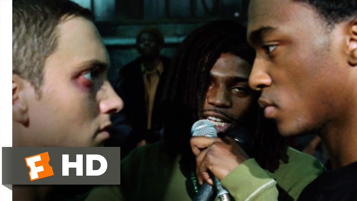 8 Mile (10/10) Movie CLIP - B-Rabbit (<a href="/Eminem/">Marshall Mathers</a>) battles Papa Doc (<a href="/AnthonyMackie/">Anthony Mackie</a>) (2002) HD

youtu.be/F2hiFbuQ-Qw #Eminem #Freestyle #AnthonyMackie #HipHop #Cypher #Music #Travel