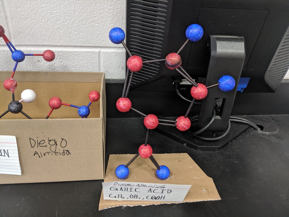 smallsscience's tweet photo. This week in Mrs. Smalls' class! #artsintegration #balloonmolecules #densitylabs #molecularmodels #lotsofwork #lotsoffun #7thgradescience #8thgradescience https://t.co/WWhlHrqdip