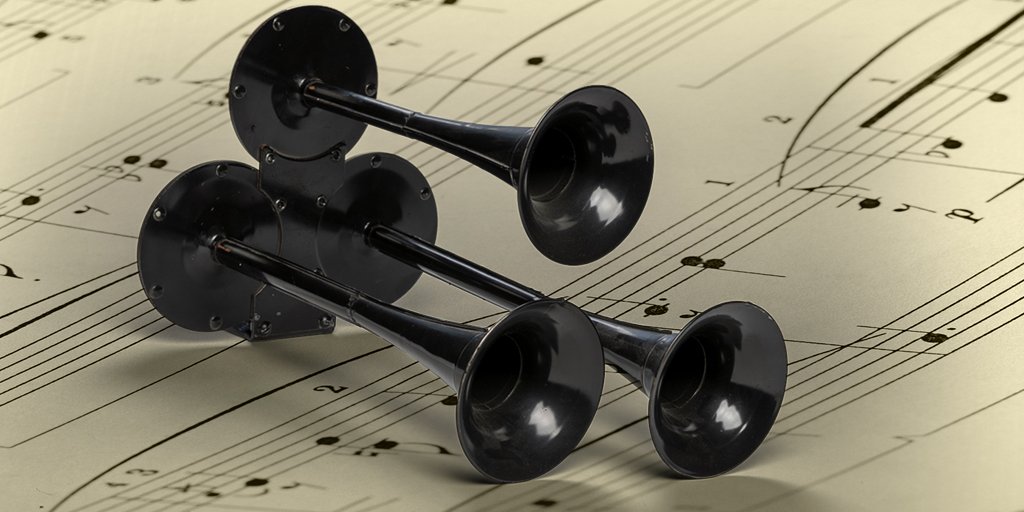 MattOInsurance's tweet image. In the 1950s and '60s, a @StateFarm agent had these horns hooked up to their car to play a State Farm jingle. What would your car play if you had them? #Throwback #FromTheArchives