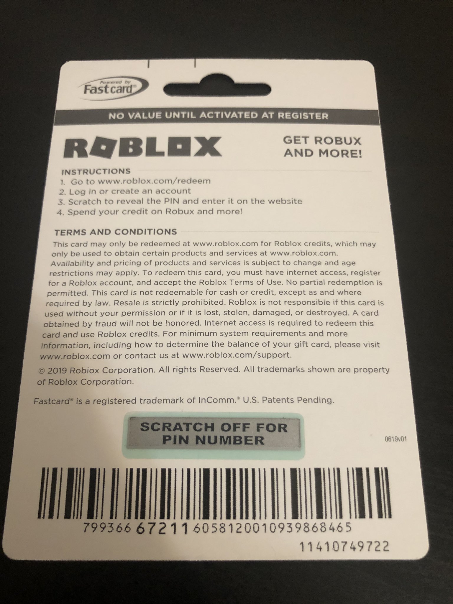 Roblox Login Pin Scratched Off