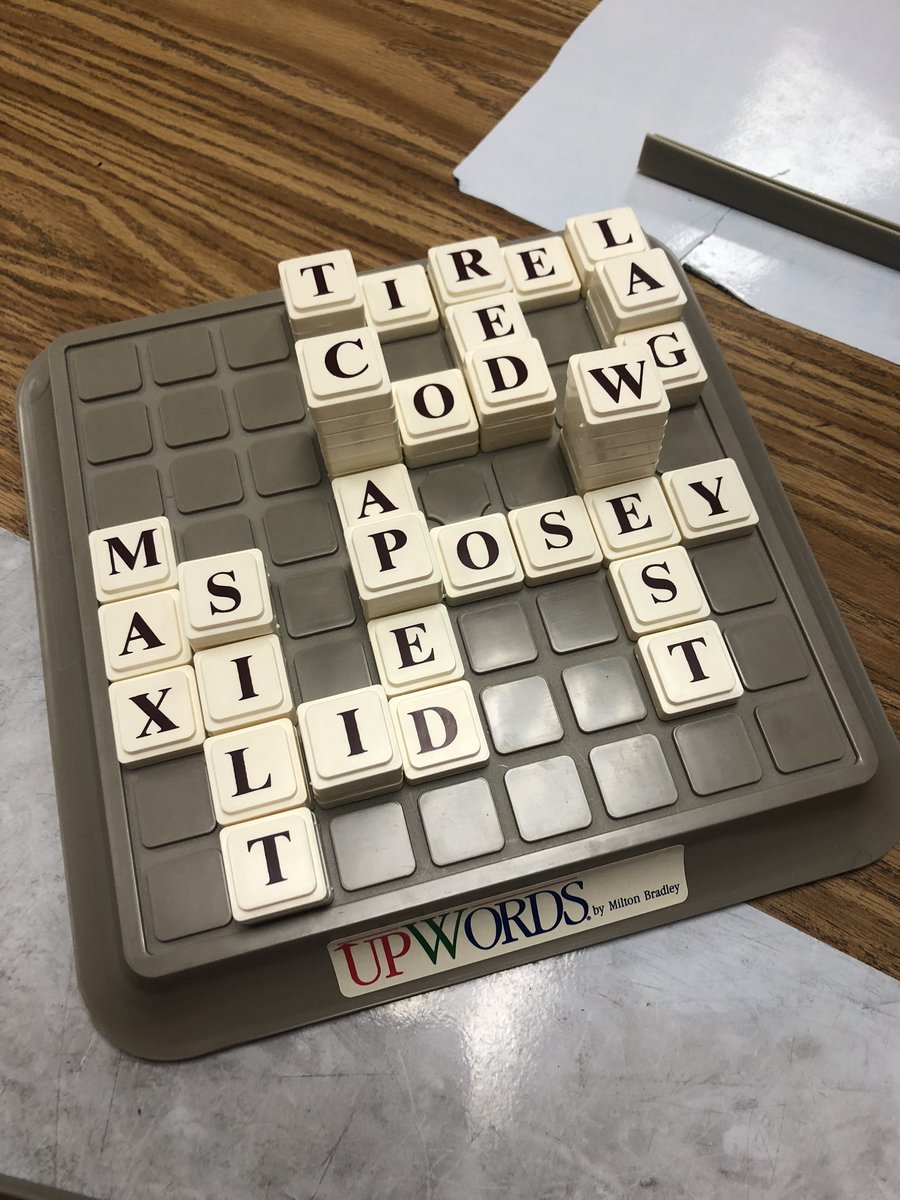 SeeTheAble1's tweet image. Absolutely killin’ Fridays over here! Thanks for joining us, @lpeterso_laura!!! #UpWords #SeeTheAble 💙⚔️❤️
