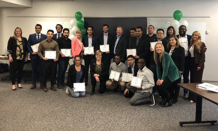 Feeling so much love and dedication from this amazing Cohort that graduated from the #FABeConfident Program.Congratulations my friends!Thank you to our very special guests @AndrewP_TD @TeriCurrie_TD @LindaMacKay_YYZ for coming to support and hang out with us!
