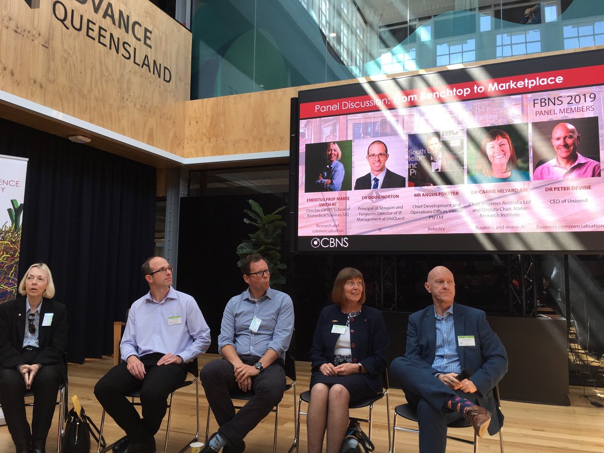 Great to be involved with <a href="/FBNS_EMCR/">FBNS</a> at The Precinct yesterday - both in the “From Benchtop to Marketplace” panel as well as judge in the "Spark Tank" session. So impressed by the quality of the presentations. <a href="/UniseedFund/">UniseedFund</a>  #seedingthefuture