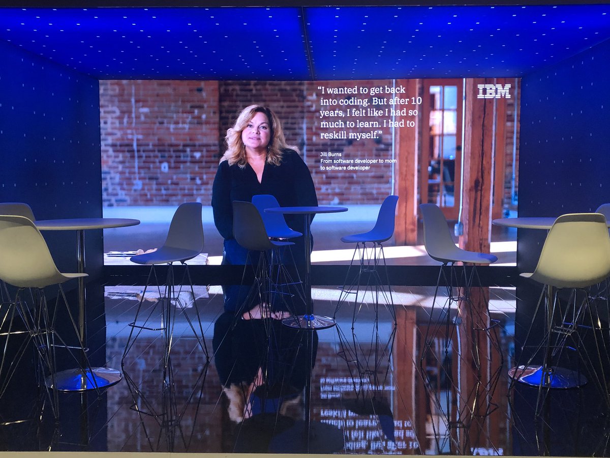 ElenaPerezMore3's tweet photo. Incredible opportunity to be at Big Bets this week. So inspired to see that the session with these top CEOs was kicked-off with the most important topic: people. Amazing IBMers telling their story and .. omg omg omg @iamwill you are a force! https://t.co/igEXZAAgZh