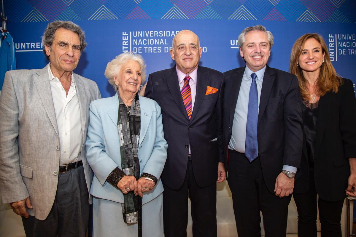Estela de Carlotto, presidenta de <a href="/abuelasdifusion/">Abuelas de Plaza de Mayo</a>, recibió hoy el título de Doctora Honoris Causa 👏🏼 #EstelaDeCarlotto #UNTREF