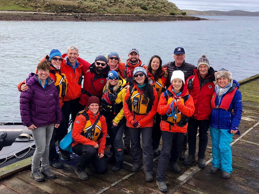 WhiteFalklands's tweet photo. We finally got our #expedition cruise season underway this morning with a visit from #SeaSpirit. Expedition Leader Ryan Hope-Inglis and the rest of the #Poseidon Expedition team, thank you for a great visit. https://t.co/SWlJ7CoT9Q
#wildwestpoint  #poseidonexpeditions #seaspirit https://t.co/gS993diorz