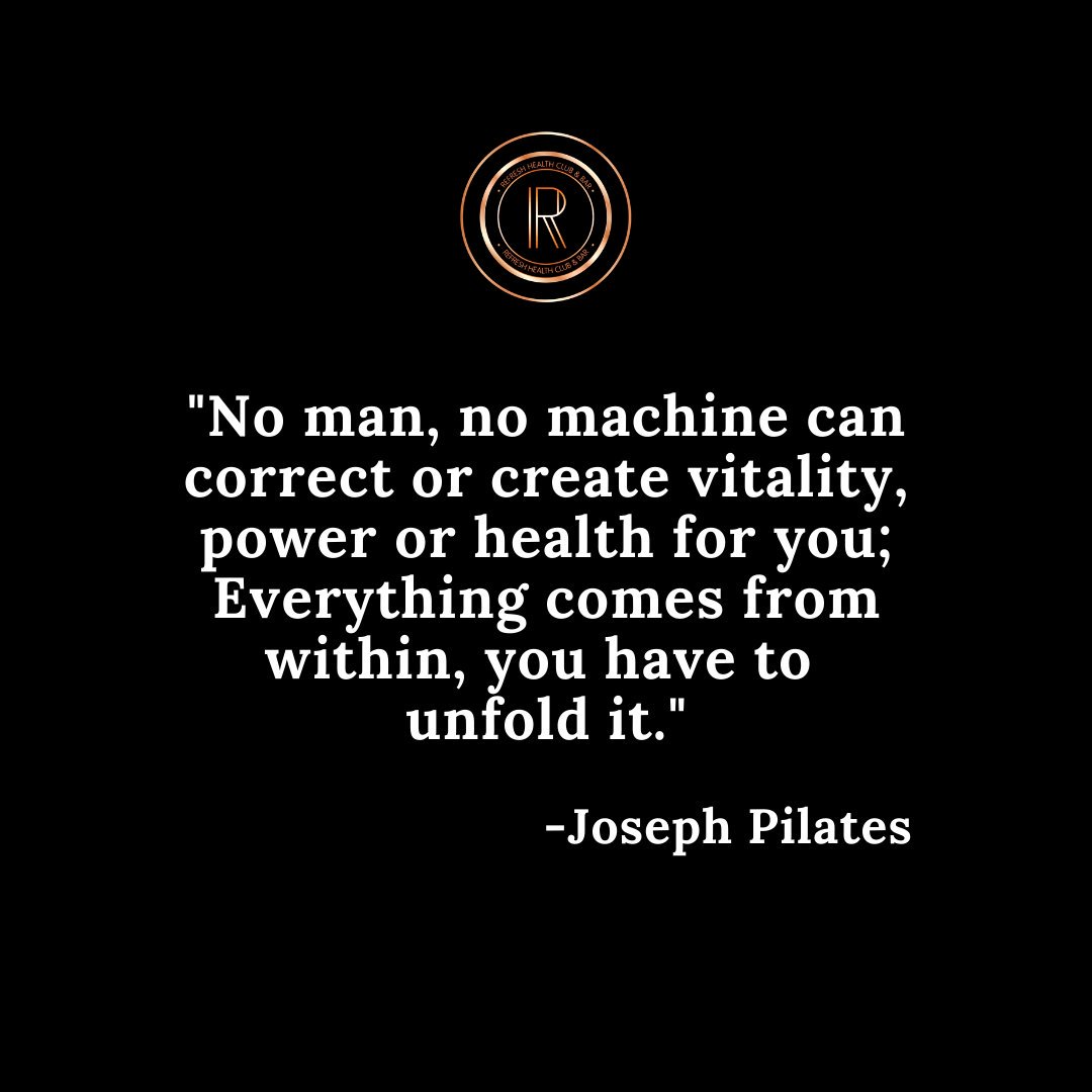 RefreshHealth86's tweet image. Another absolute truth by the incredible Joseph Pilates that everyone should remember. You hold the power to the ability and health of your body and mind. Only you can unfold it.