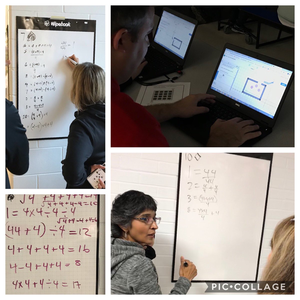 mcbainbr's tweet photo. Thanks to the staff from ⁦@great_lakesss⁩ and ⁦@wdsstartans⁩ for the great participation during our Numeracy PD activities today!
#LKNumeracy #4Fours #Marbleslides https://t.co/r8gfSZTW5I