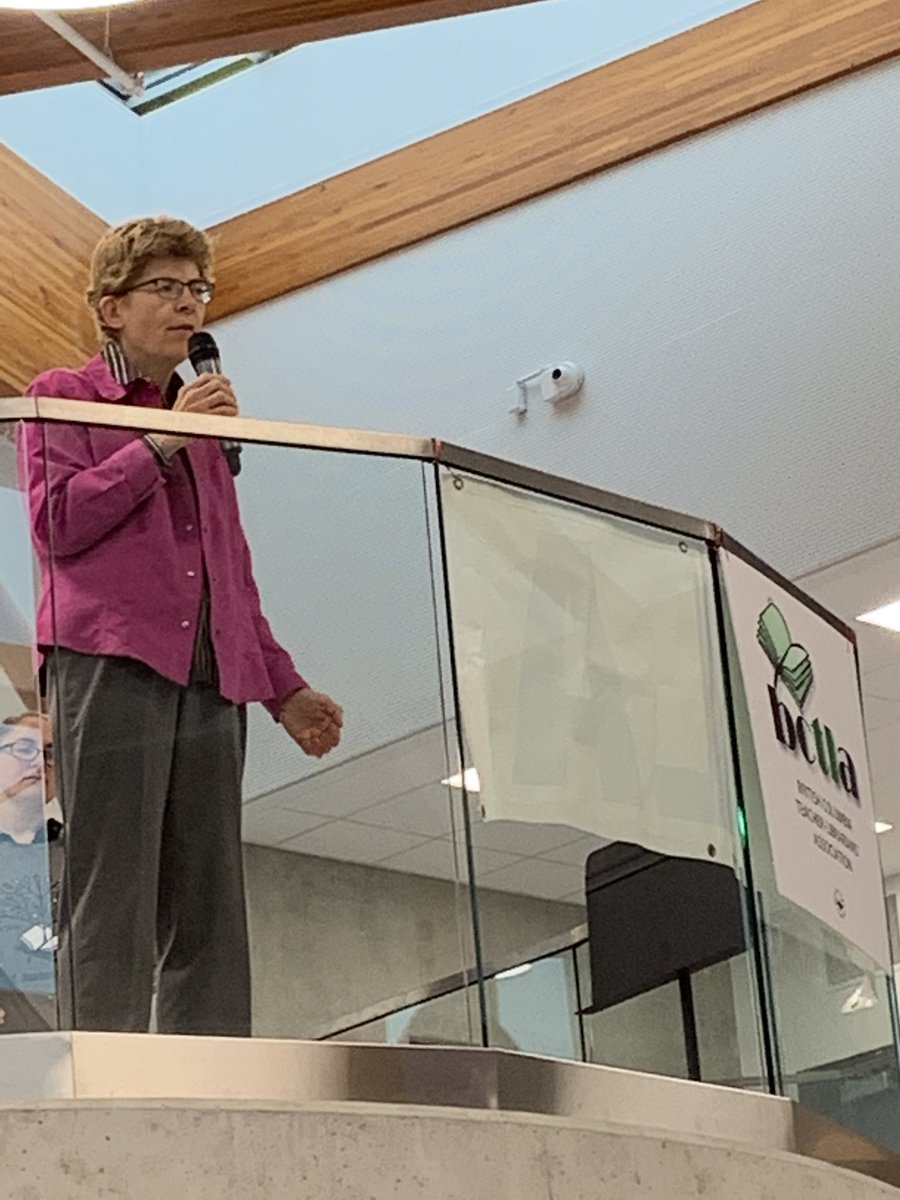 jess_bonin's tweet photo. Congrats to all the recipients of awards and grants this year! @bctla #bctla2019 Inspiring Teacher-Librarians. https://t.co/qZwQ5umSoP