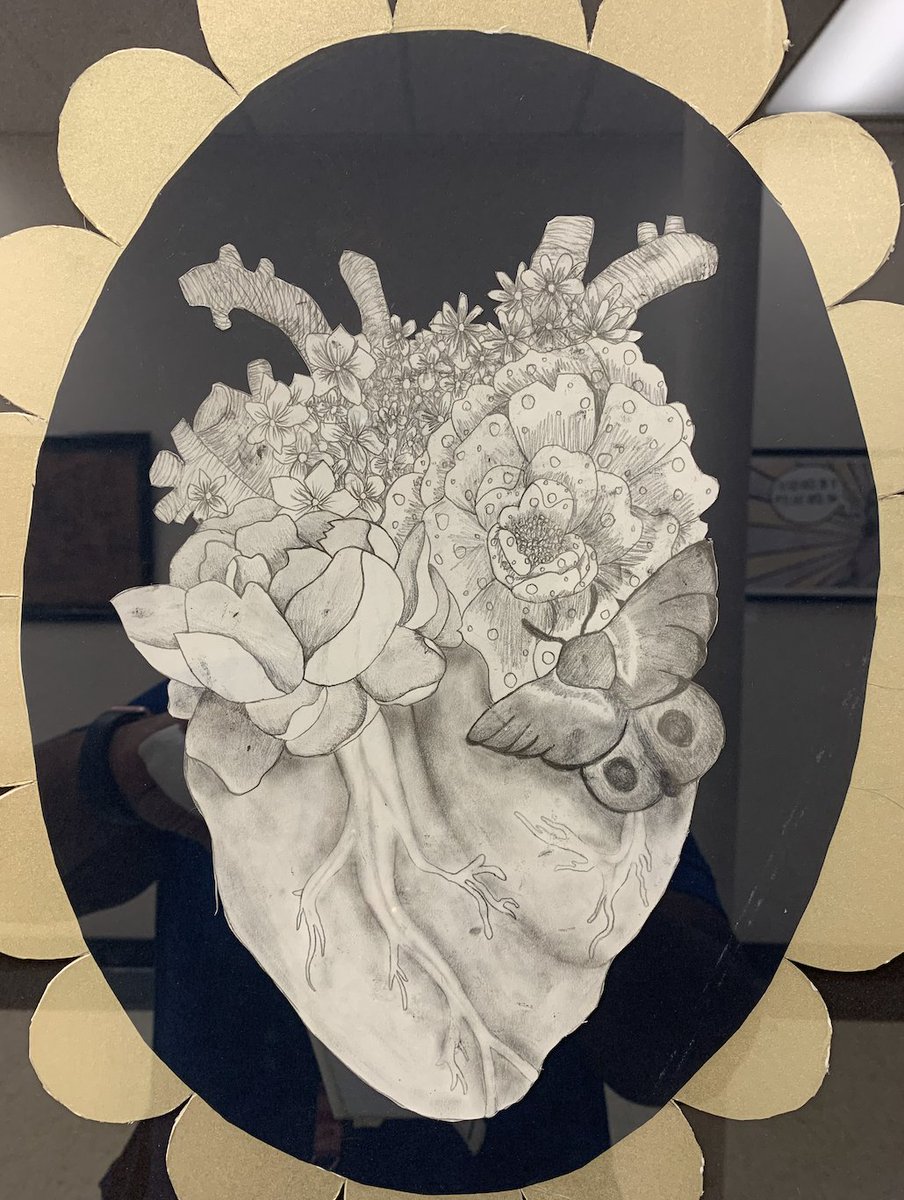 SchoolMinor's tweet photo. I want to congratulate Keelin S. for having work on display is the State Superintendent art show. @JefcoedArts @MinorHighTigers https://t.co/BtpeKWFvHw