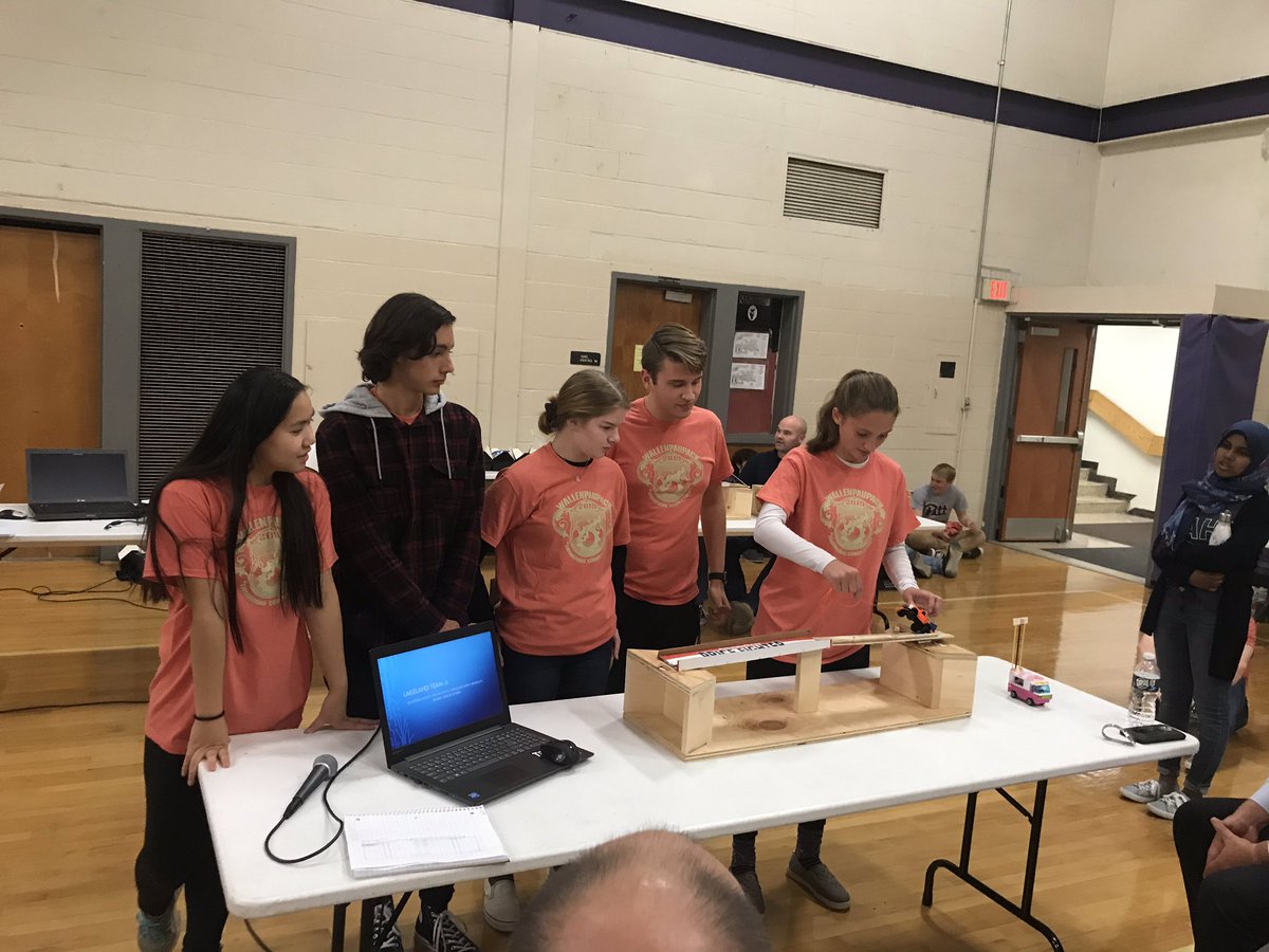LakelandPLTW's tweet photo. Wallenpaupack Engineering Competition with some @PLTWorg @LakelandJRSRHS students.  Everyone did a great job!! https://t.co/jUUgslJVvr