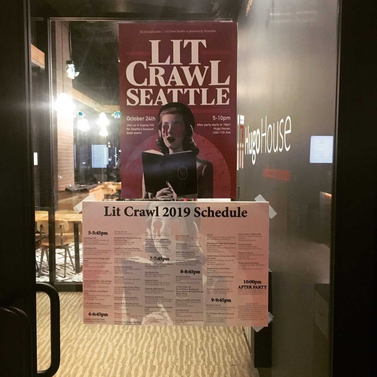 To all the writers, readers, and ghosts, all of us <a href="/litcrawlseattle/">Lit Crawl Seattle</a> say thank you for making #litcrawl2019 one of our best and perfectly spooky. #litcrawlseattle #spookyinseattle