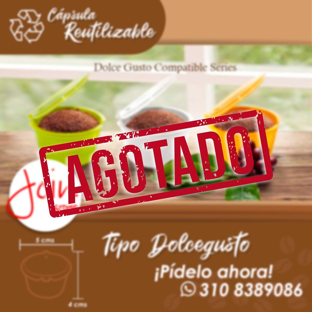 MyJoinStore's tweet image. ¡Agotadas las cápsulas reutilizables Dolce Gusto! 😱
En poco tendremos más para los amantes del café, también las de Nespresso ☕🤗.
Podrás encontrarlas en:
instagram.com/myjoinstore/
#JoinStore