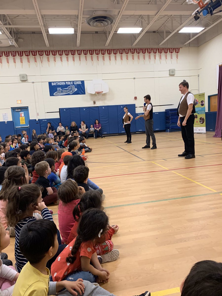 Our class LOVED today’s performance of Peter Pan by <a href="/DuffleBagThtre/">DuffleBag Theatre</a> ! Thanks for coming to Baythorn!