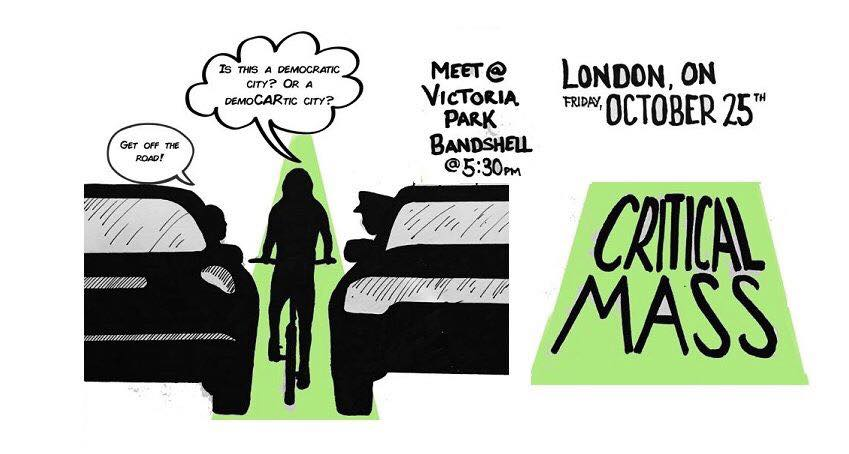 DavidHeap's tweet photo. October #CriticalMass in Forest City #LdnOnt NOW 5:30 pm @ VicPark https://t.co/HAfzg1D2tL
#Cycle4Climate #Cycle4Change https://t.co/lYmBg6eMmL