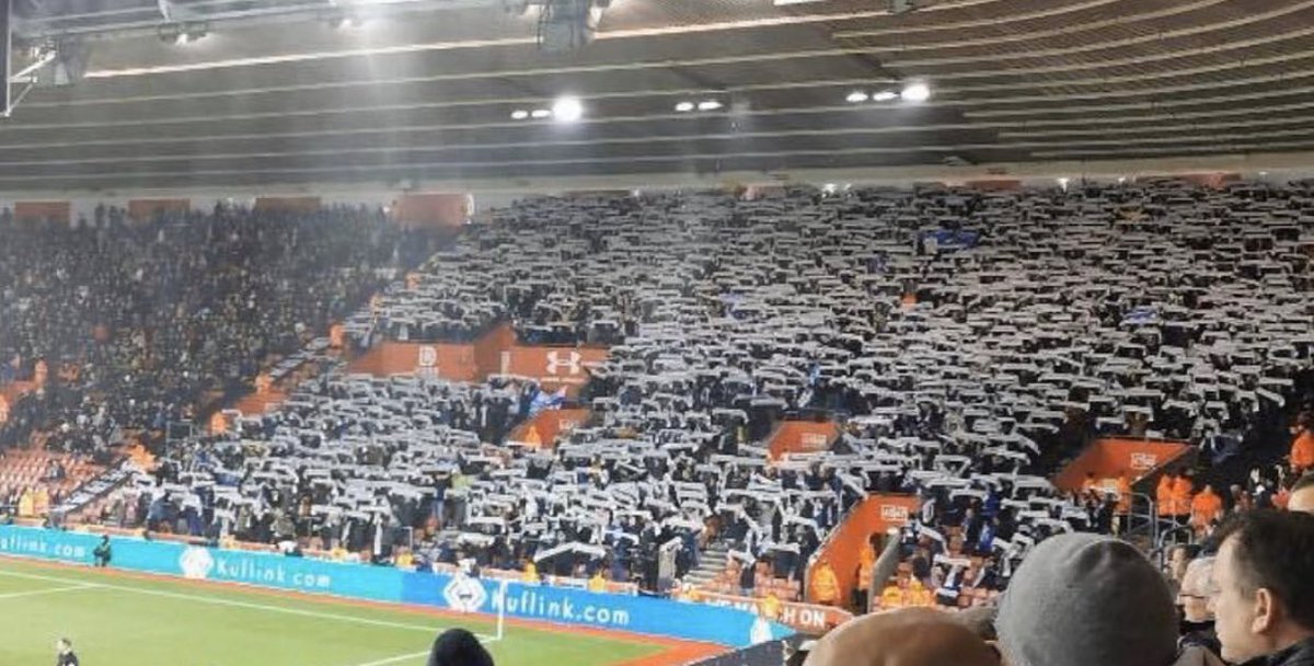 theawayfans's tweet image. Leicester have just secured the biggest away win in not only Premier League history, but in the history of top flight English football, winning 9-0 at Southampton tonight. What a night for those fans. #LCFC 👏