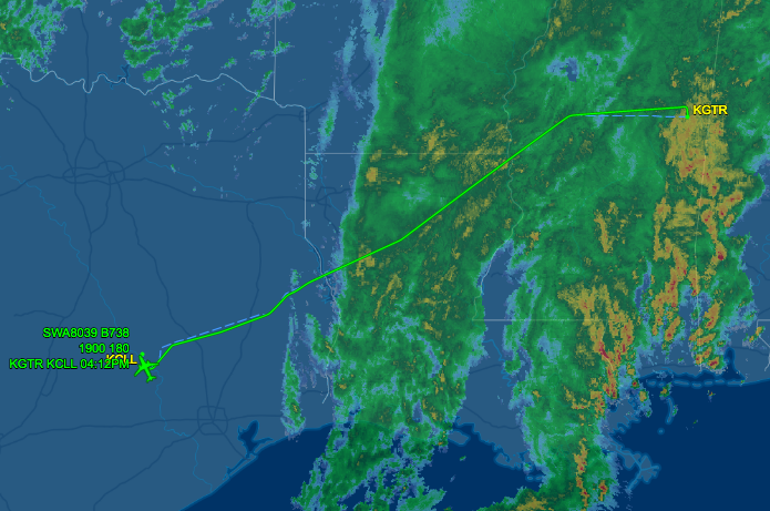 SportsAviation's tweet photo. .@HailStateFB just landing in College Station for matchup with #Aggies
GTR ➡️ CLL
SWA8039 | N8656B | B738
⏱️1:21
🛬4:12pm (☁️ | 54º)
🏁509 Miles Flown
📡https://t.co/W4iK7y1DLq
📸 Yixin Chen | JetPhotos
#MississippiState #HailState #MSU #StarkVegas #MSUvsTAMU #SEC #SECFB https://t.co/pBIX6zJFm0