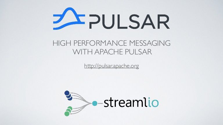 Streamlio (@streamlio) on Twitter photo "High performance messaging with #ApachePulsar" presentation by Streamlio's <a href="/merlimat/">Matteo Merli</a> looks at the design and architecture that make it possible for Pulsar to deliver significantly better throughput and latency compared to alternatives. buff.ly/2PlxHuc "High performance messaging with #ApachePulsar" presentation by Streamlio's <a href="/merlimat/">Matteo Merli</a> looks at the design and architecture that make it possible for Pulsar to deliver significantly better throughput and latency compared to alternatives. buff.ly/2PlxHuc
