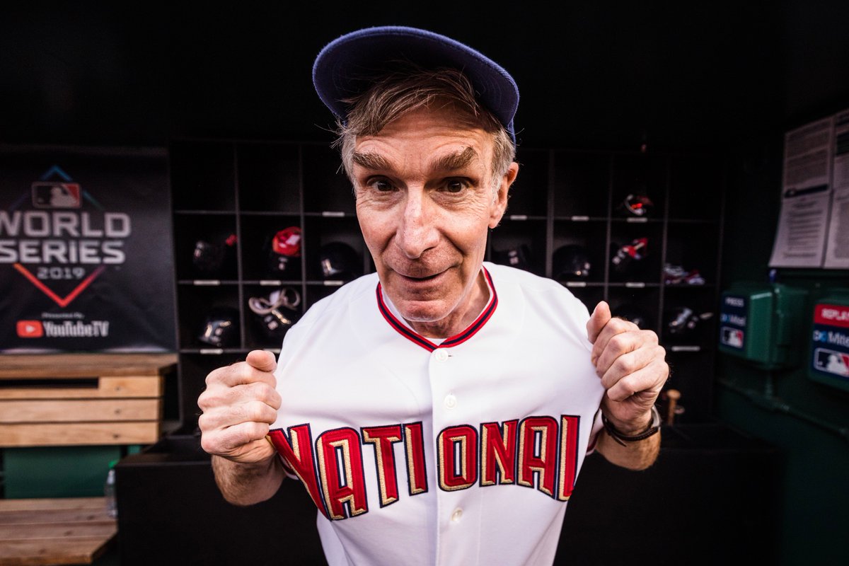 Cut4's tweet photo. Bill Nye, the @Nationals guy. https://t.co/LzNJKgIP6L