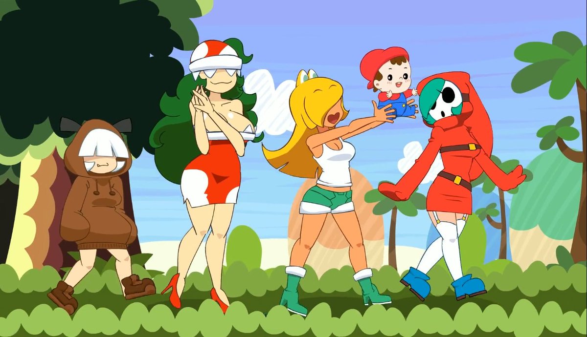 虫塚 Kera 虫蔵 Auf Twitter マリオシリーズに登場する雑魚キャラの擬人化 女体化で定評のあるminus8氏のflash動画 Yoshi S Island がとても良かった 優しさと色気とギャグが行き届いてる 氏の作品の中では健全な方なのでyoutubeにも動画が上がっている T