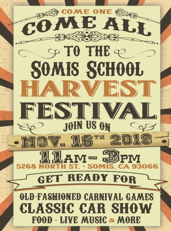 Harvest Festival! Bring your friends and family, it is going to be a great time!
