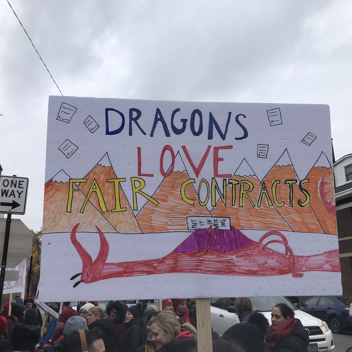 SLevy87's tweet photo. Put it in writing Lori! #CTUSEIUstrike https://t.co/L5juhQztHj