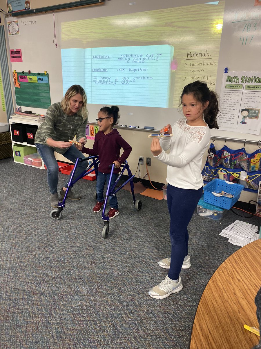 We had fun with our STEM projects the past few days! Building bridges &amp; catapults prove that we can combine materials to create something new.