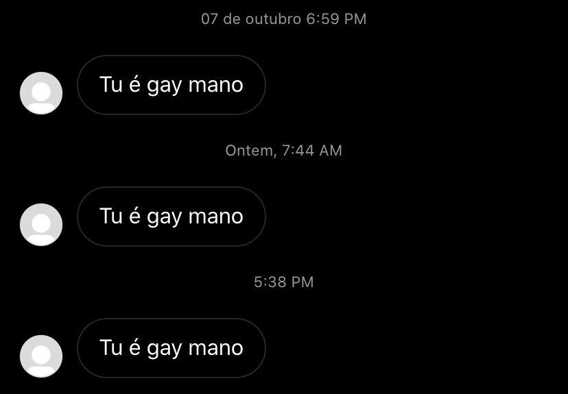 Calango's tweet image. todo dia esse rapaz me manda direct falando isso

qq passa na cabeça de um cara desse?????