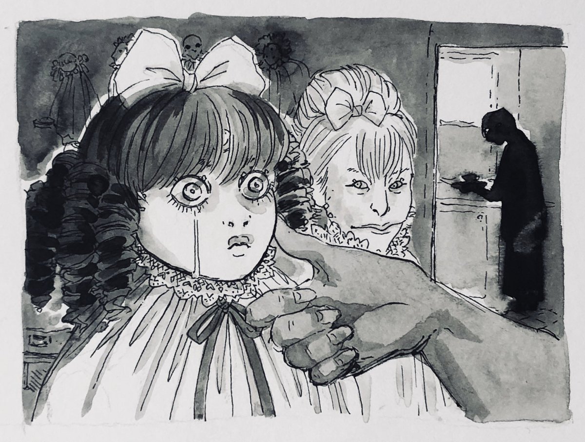 #Inktober2019 #horror #dolls