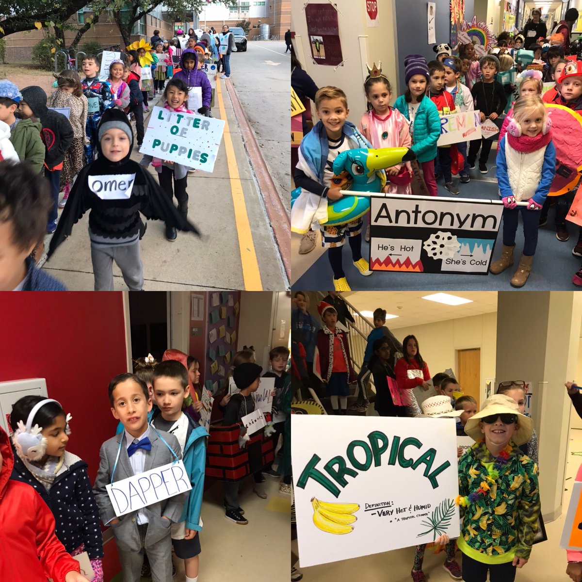 BaldwinBobcats's tweet photo. ROARing Vocabulary Parade @BaldwinBobcats @AustinISD @Baldwin_PTA @AISDBowie @BowieBand #baldwinstrong #decadeoflearning https://t.co/17Zmq6ly5P