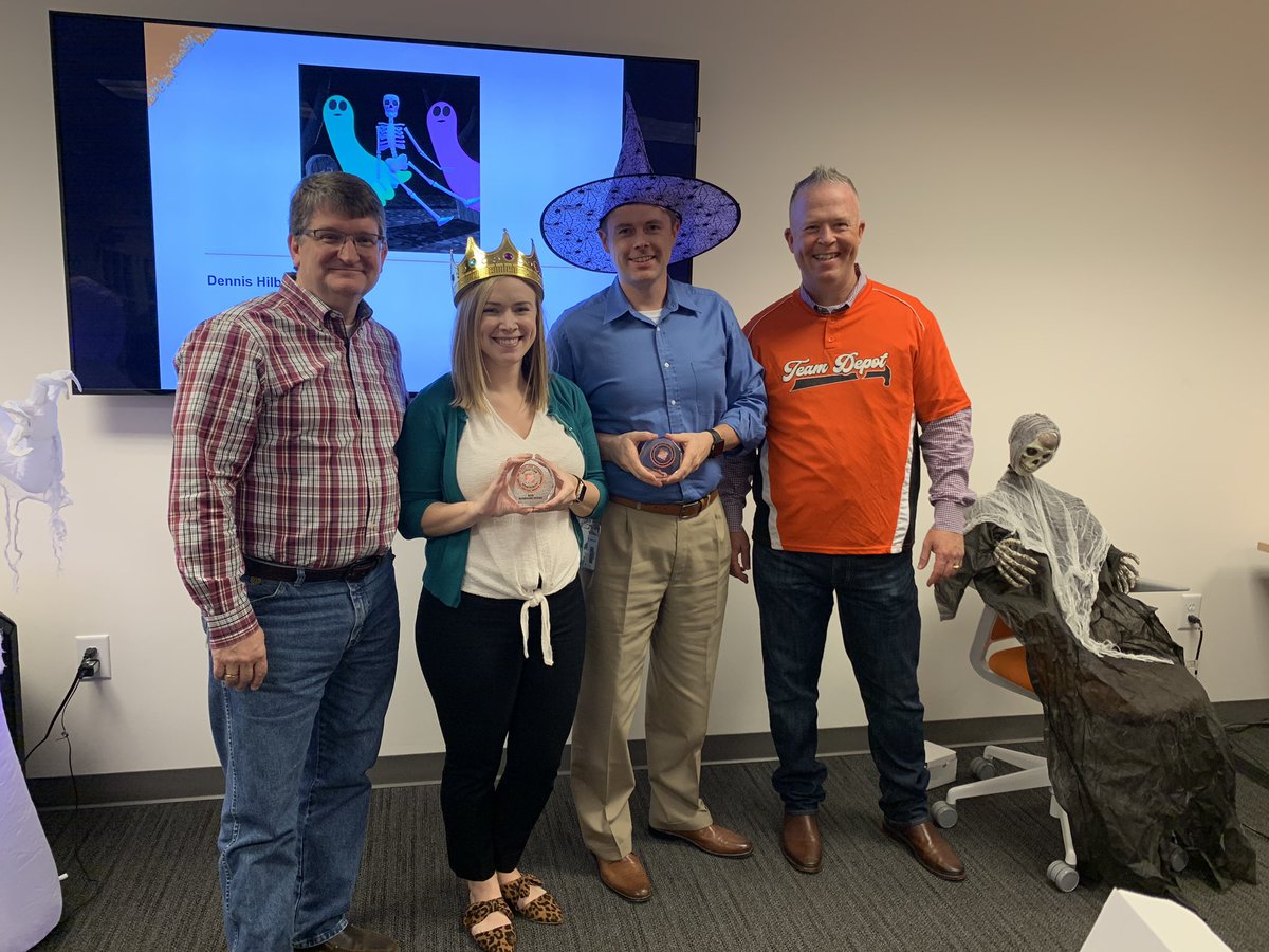 Dennis Hilborn stopped by our meeting to shout out Toby &amp; Jillian for awesome help at the command center during Hurricane Dorian!