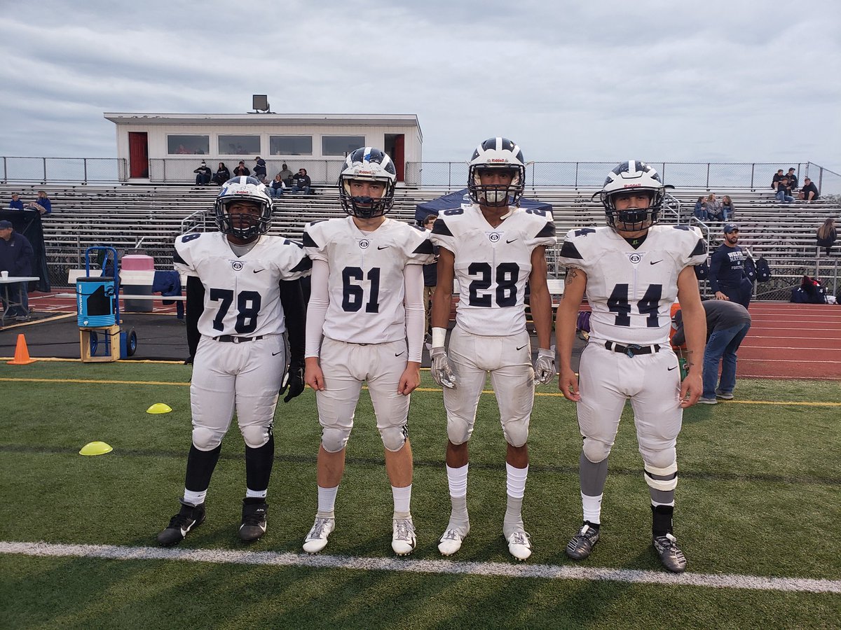 WCHSWolvesFB's tweet photo. Tonight's CAPTAINS against Milford @ritterbar @D_Boykin11 @lukementzel9 @buckcooleyes
#team3 @earsup #Committed2theClimb
@WCFBCoach @WCHSwolfpack @FallCheerWCHS @wcwJVfootball @WCHSFreshFB @WCHSWolves https://t.co/F9yCiloz9n