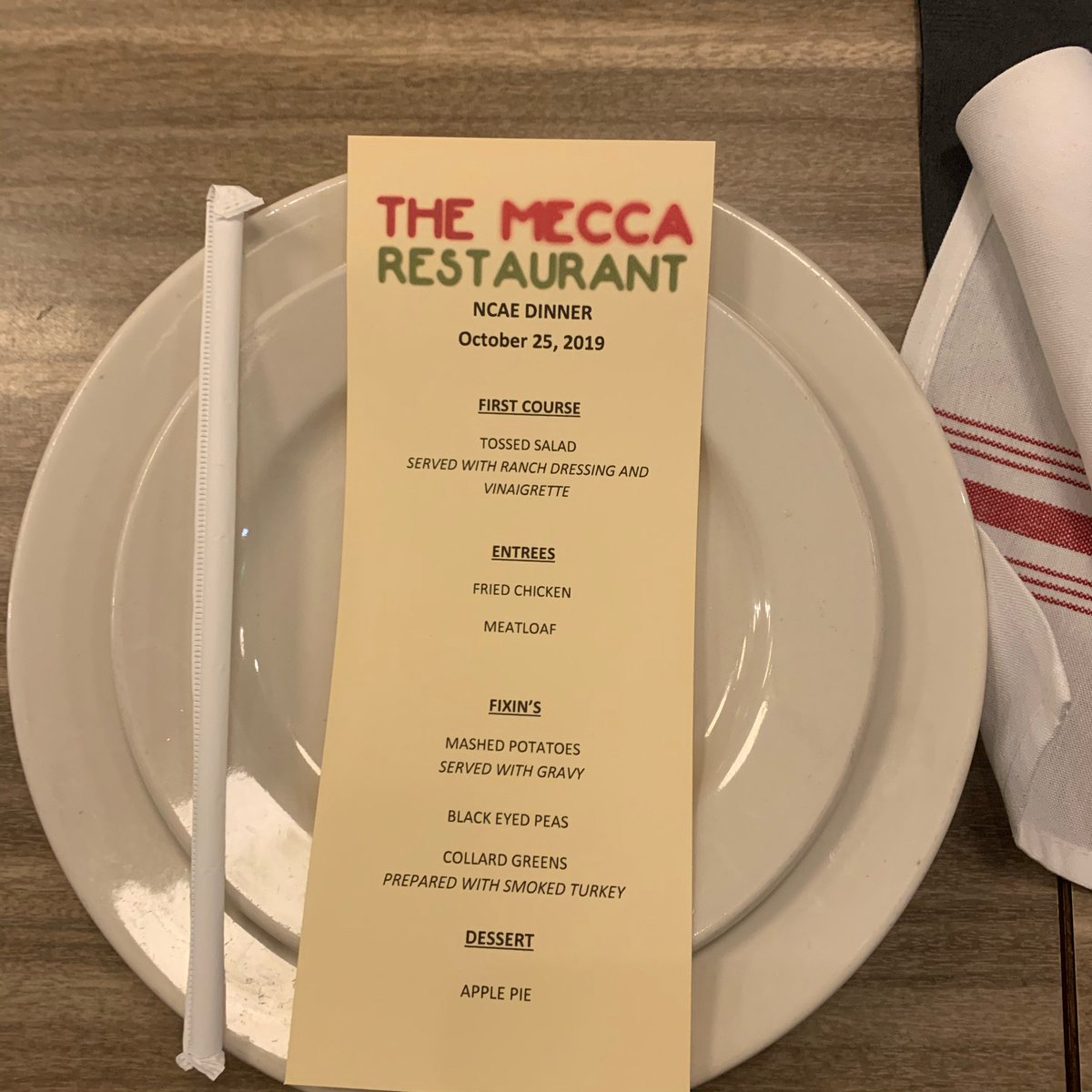 MsLogan6's tweet image. Dinner on NCAE #EOCNCAE