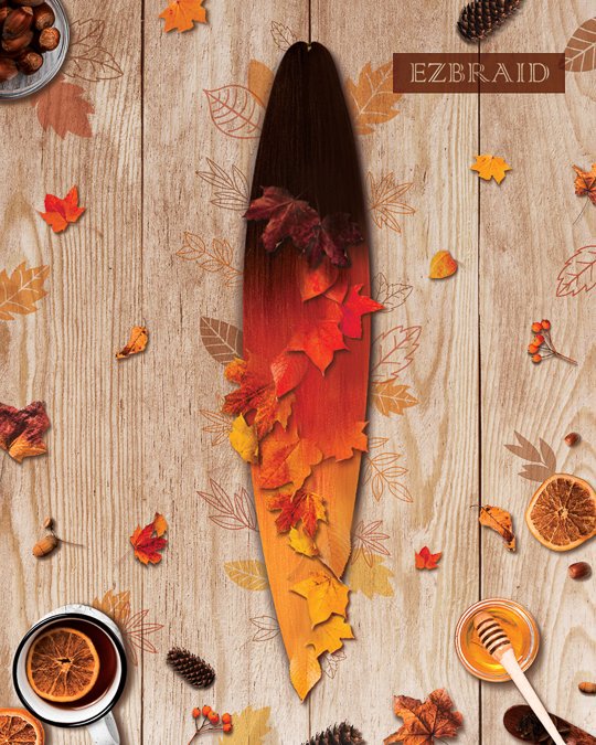 🍁Falling for these colors🍁 #ezbraid #rainbow