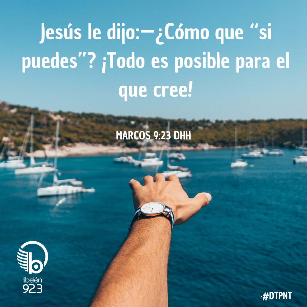 RadioB923fm's tweet photo. EL TEXTO BÍBLICO DEL DÍA

#DeTardePeroNoTanto
#5TemasEn1Hora🎶⏳
#DTPNT⏰⌛️
#RadioB3OAños🎶🎵
#FrecuenciaPositiva👏💪 https://t.co/vYz159zIwS