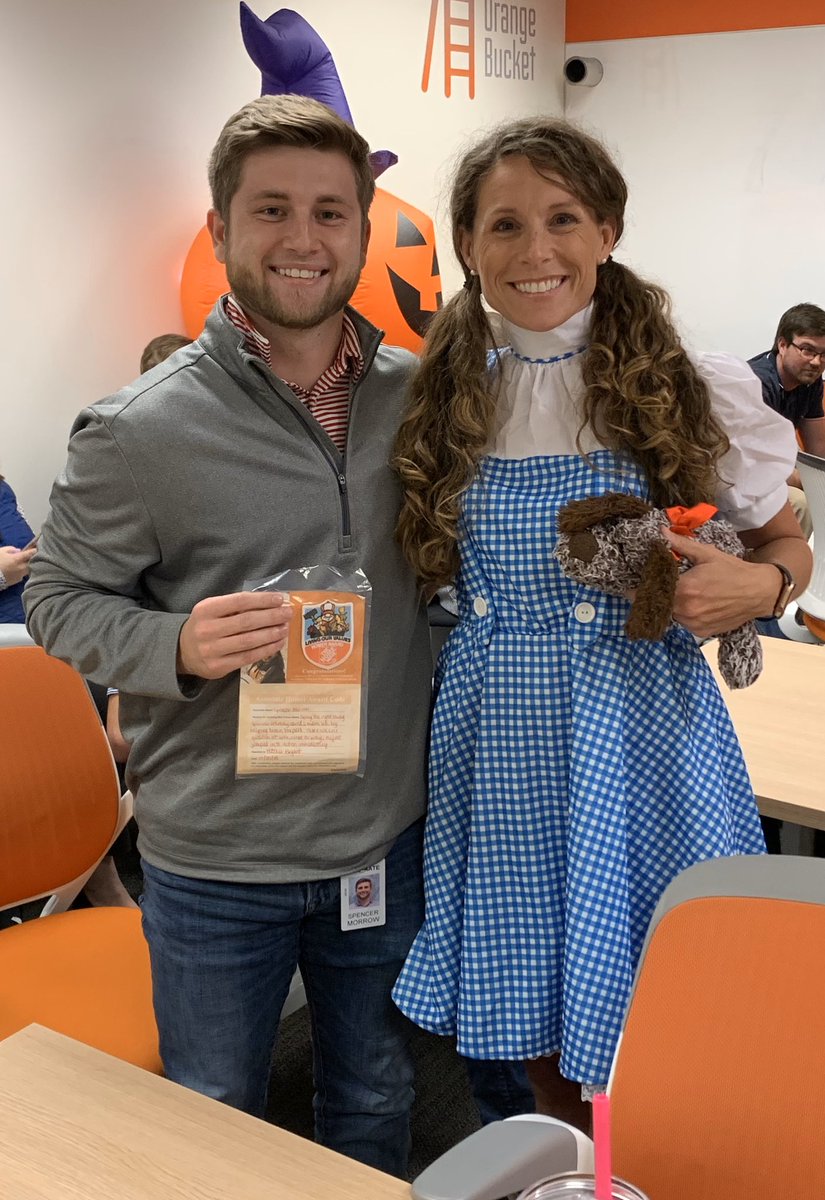 Heather Bryant of D30 IPR recognized her associate Spencer Morrow with a Homer Badge for Living Our Values and saving a life!  wsbtv.com/news/local/atl…