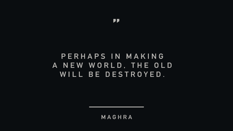 Maghra is wise, loving and kind, but will protect her family above all else. #SEEatv