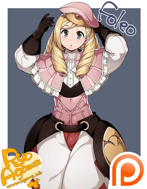 "Oh, hello! Happy to see me?" 

//Found this super thicc version of Foleo~