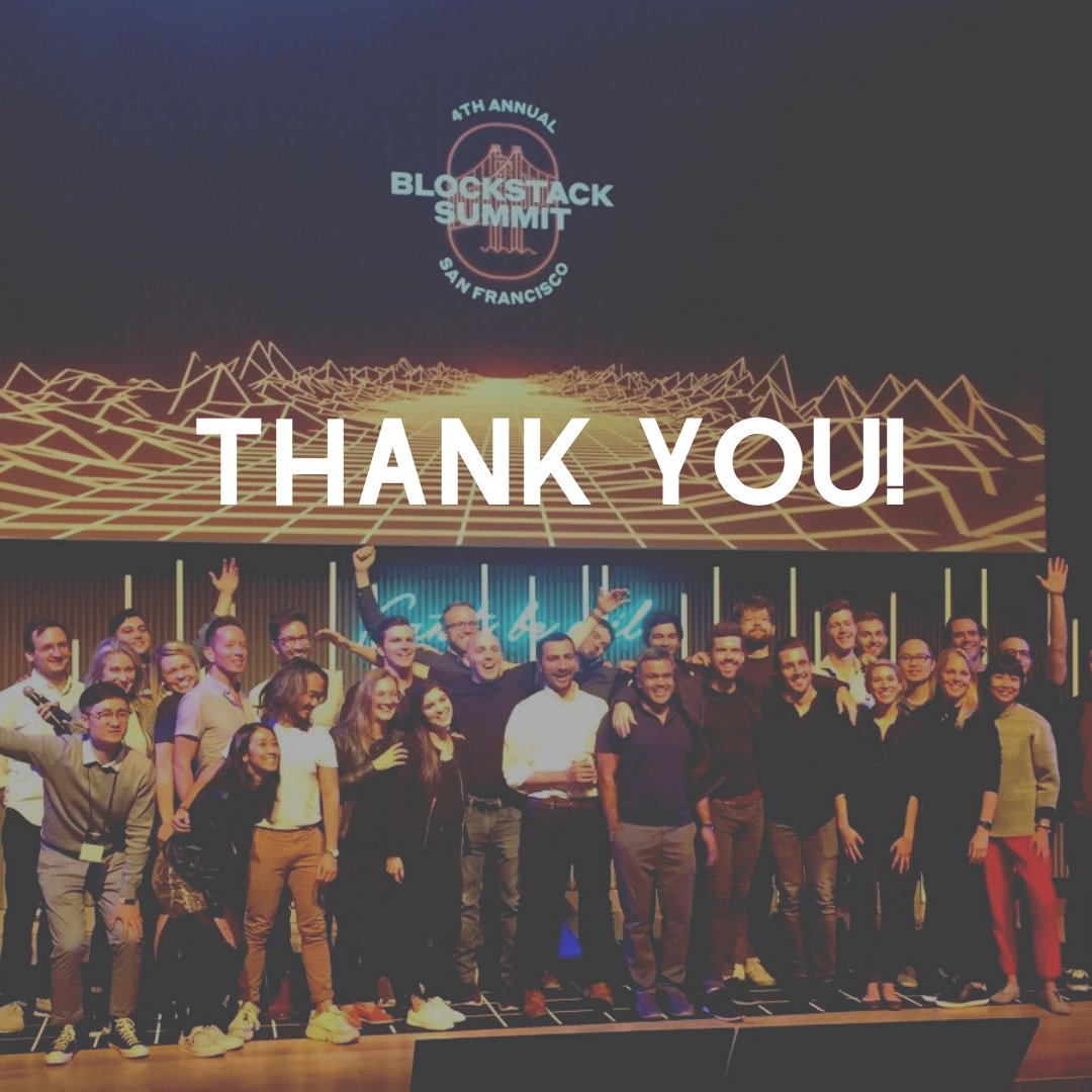 Stacks's tweet image. From announcing the first exchange listings for STX on @binance & @HashKey_Pro, to hosting a successful #BlockstackSummit2019, it has been quite an eventful week.
Thanks to our #BlockstackGlobal community for supporting us through it all. We couldn't have done it without you!