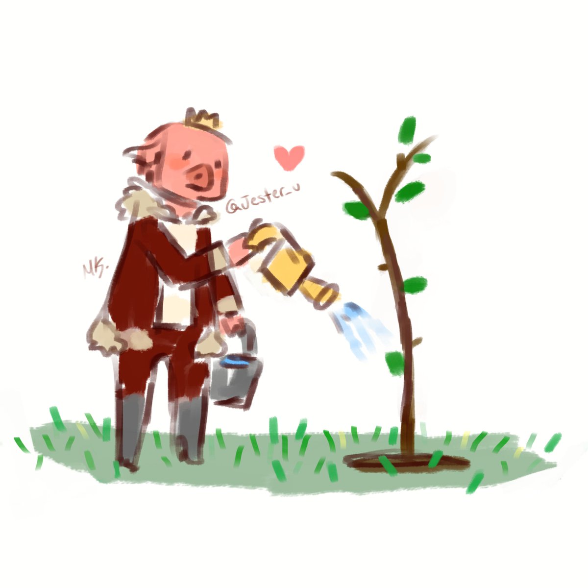 jester_u's tweet image. he tried his best @Technothepig #teamtree