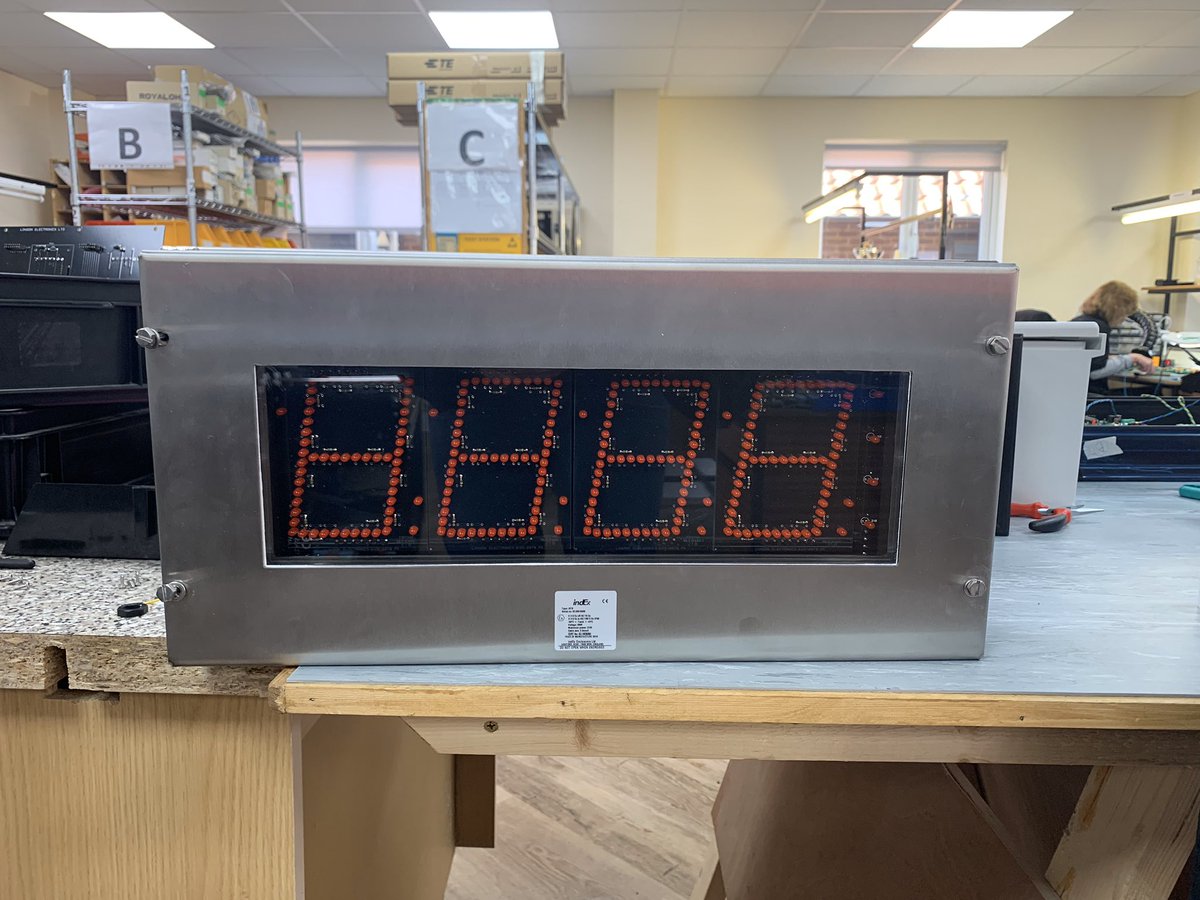 LondonElect's tweet photo. Another good week LEL especially for ExnR sales. #UKmfg #GBmfg #safety this 4inch display is ready and bound for Hong Kong. https://t.co/L3R5gGDEmk