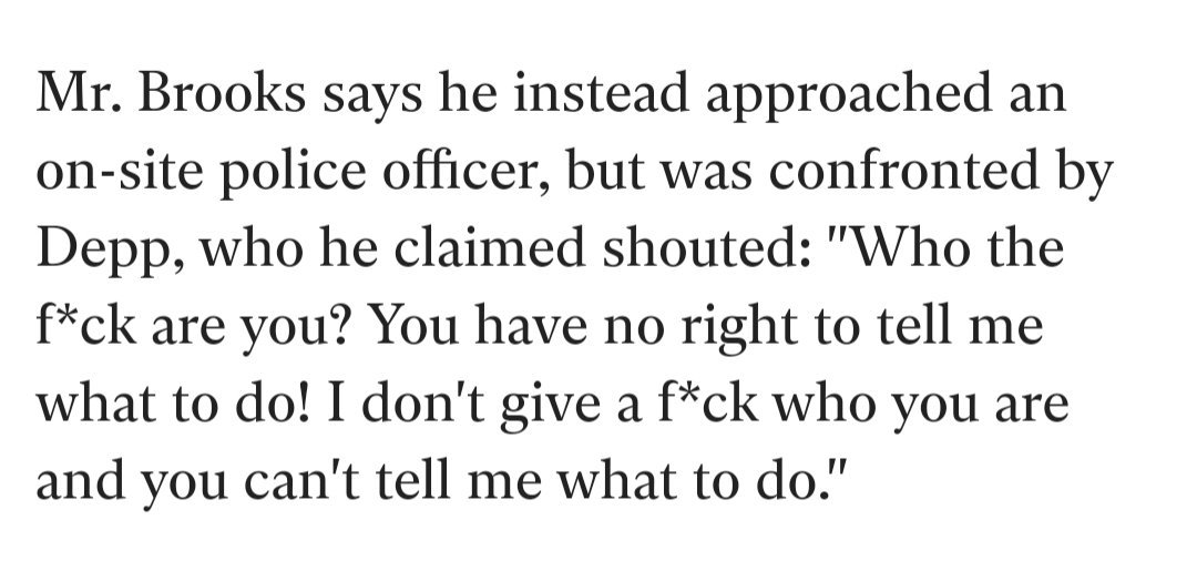 Rocky, the location manager, alleges that while he was on his way to enforce a permit restriction, Johnny approached him, yelling, punching Rocky twice in the ribs and offered $100,000 for him to punch Johnny in the face.